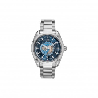OMEGA SEAMASTER AQUA TERRA AUTOMATIC BLUE DIAL WATCH 220.10.43.22.03.001